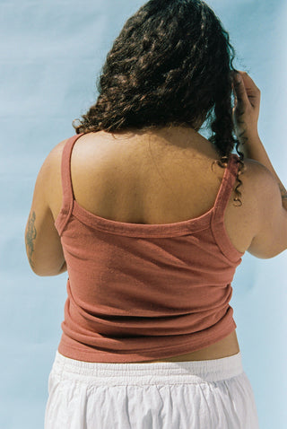 Hemp Breeze Tank Top Sunset