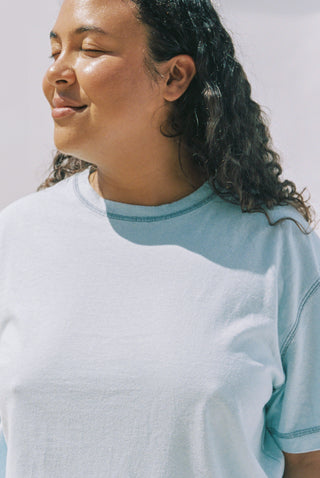 Hemp Rover Tee Mineral Blue