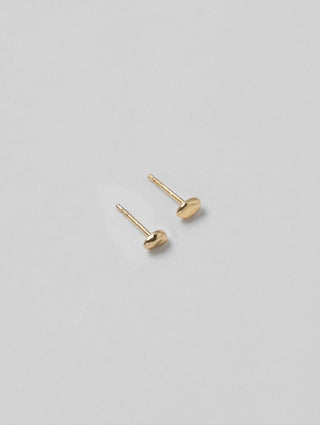 Small Bean Stud Earrings