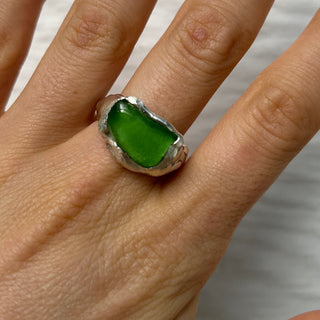 Sea Glass Rings