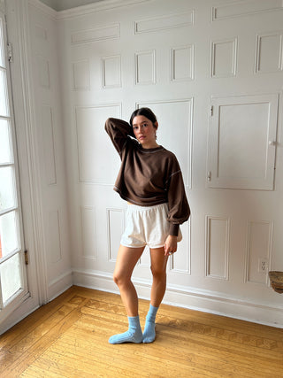 Hemp Cloud Sweater Carob