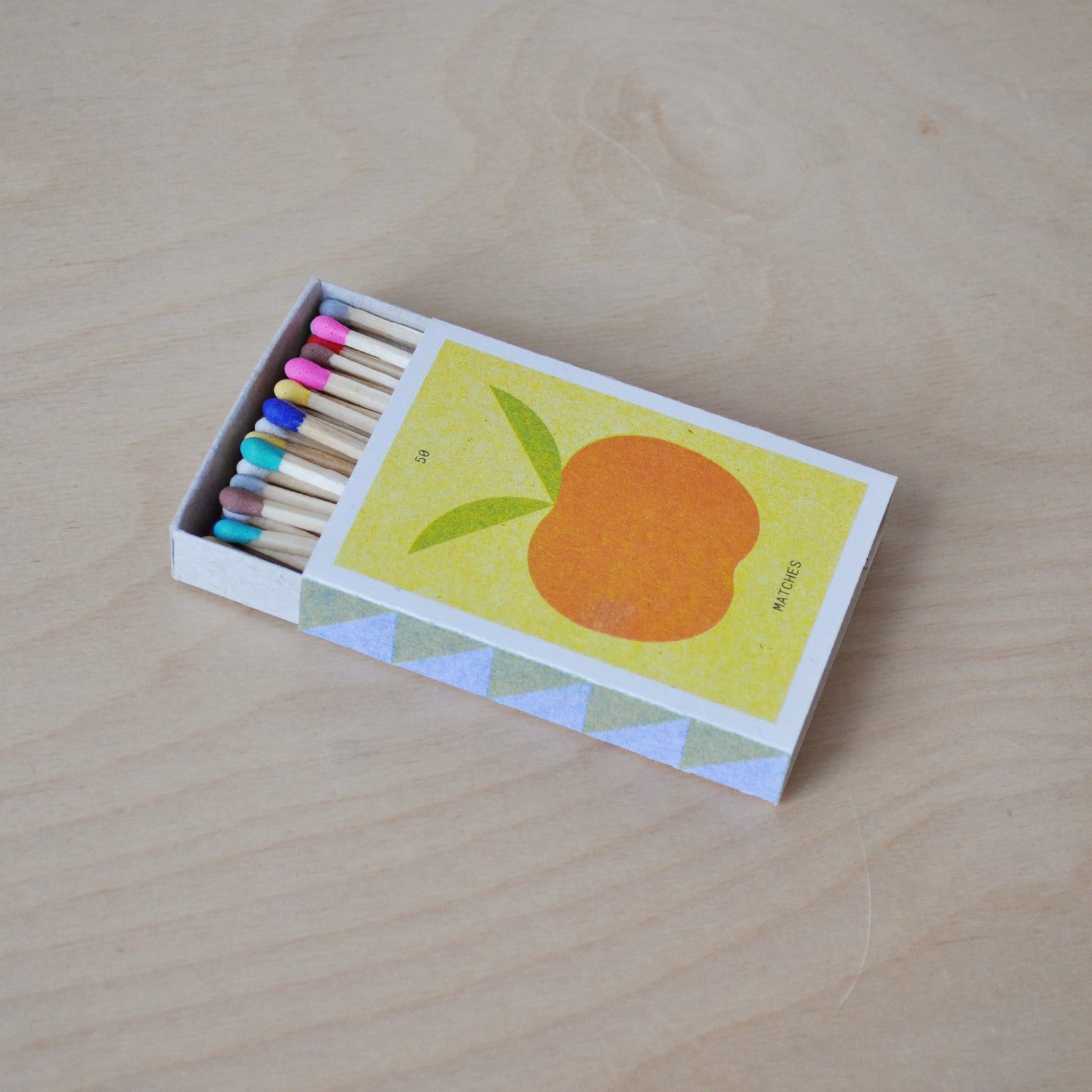 Apple | Risograph Printed Matchbox