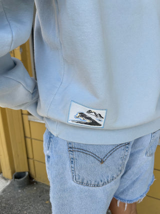 Merge Hoodie Powder Blue