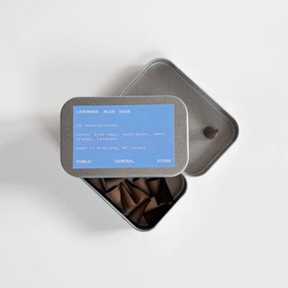 Lavender Blue Sage Incense Cones