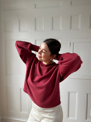 Hemp Cloud Sweater Barolo