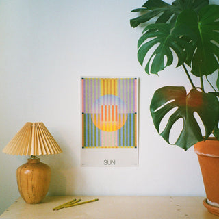 Sun | Risograph Print