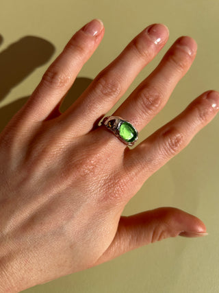 Sea Glass & Gems Rings