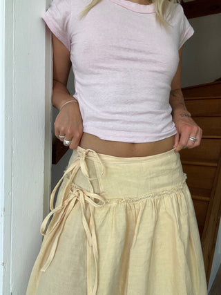 Wells Wrap Skirt Butter