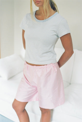 Hemp Mini Tee Daydream Stripes