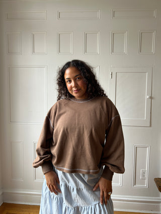 Hemp Cloud Sweater Carob