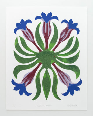 Himalayan Gentian Print by Annika McFarlane