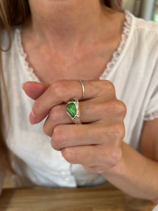 Sea Glass & Gems Rings