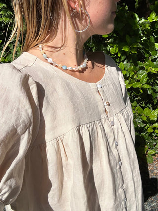 Babydoll Blouse Oatmeal