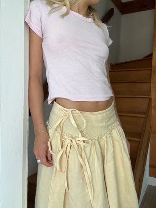 Wells Wrap Skirt Butter