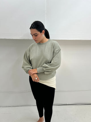Hemp Cloud Sweater Sage