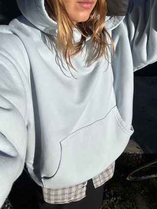Merge Hoodie Powder Blue