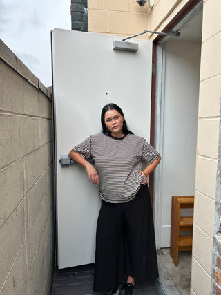 Hemp Rover Tee Choco Stripes