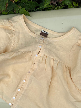Babydoll Mini Dress Butter Yellow