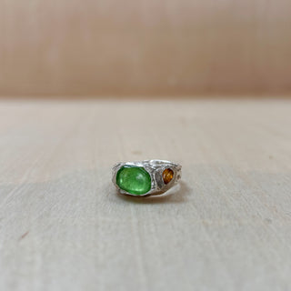 Sea Glass & Gems Rings
