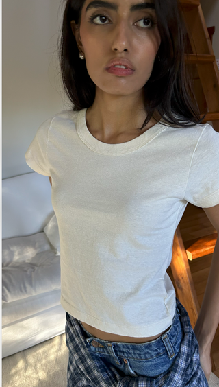 Hemp Mini Tee Natural