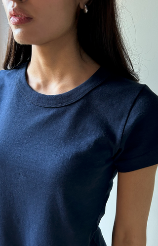 Hemp Mini Tee Navy