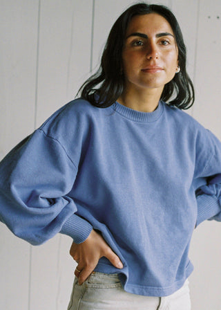 Hemp Cloud Sweater Indigo