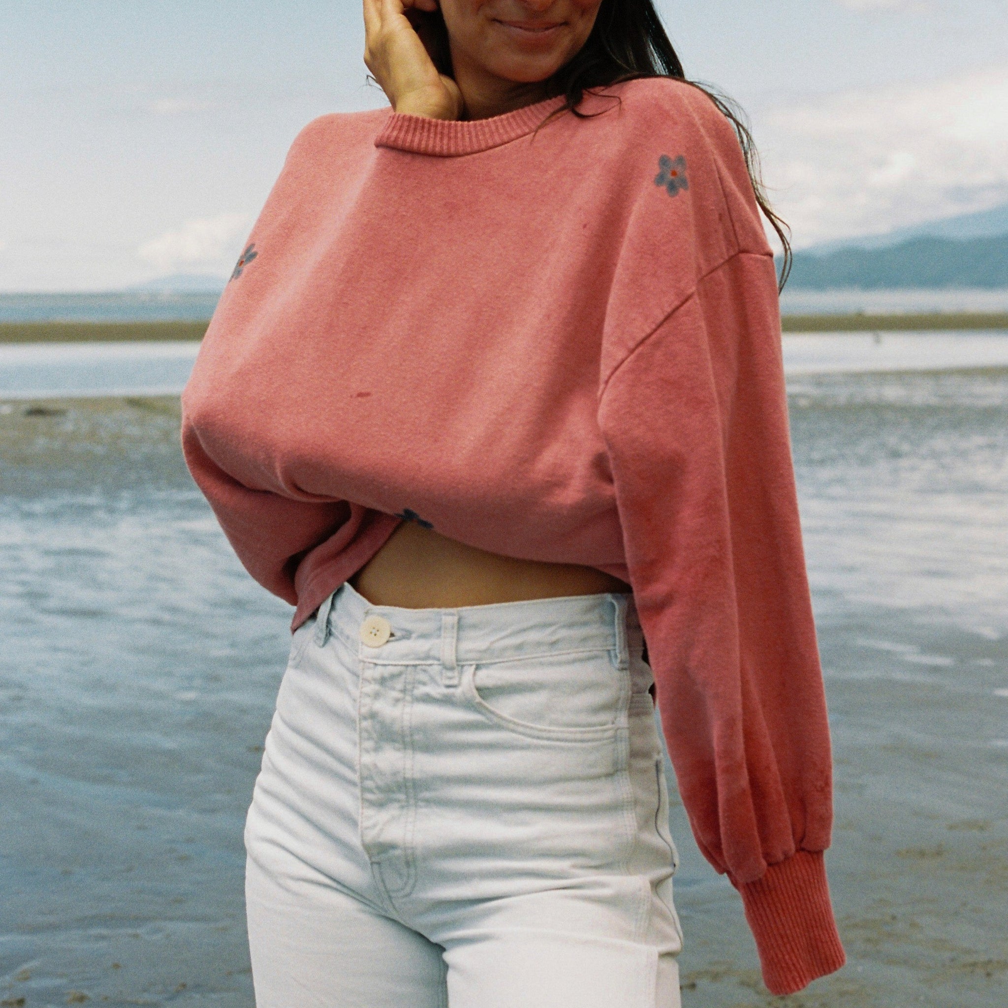 Naturally Dyed Hemp Cloud Sweater