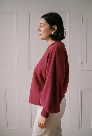 Hemp Cloud Sweater Barolo