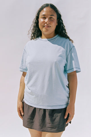Hemp Rover Tee Mineral Blue
