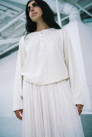 Imperfect Hemp Bay Henley Natural