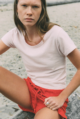Hemp Lazy Skort Poppy Red
