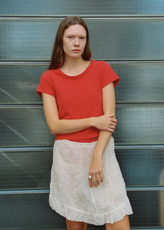 Hemp Mini Tee Poppy Red
