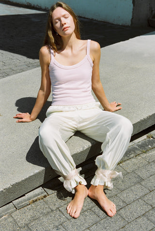 Hemp Breeze Tank Top Pink Cream