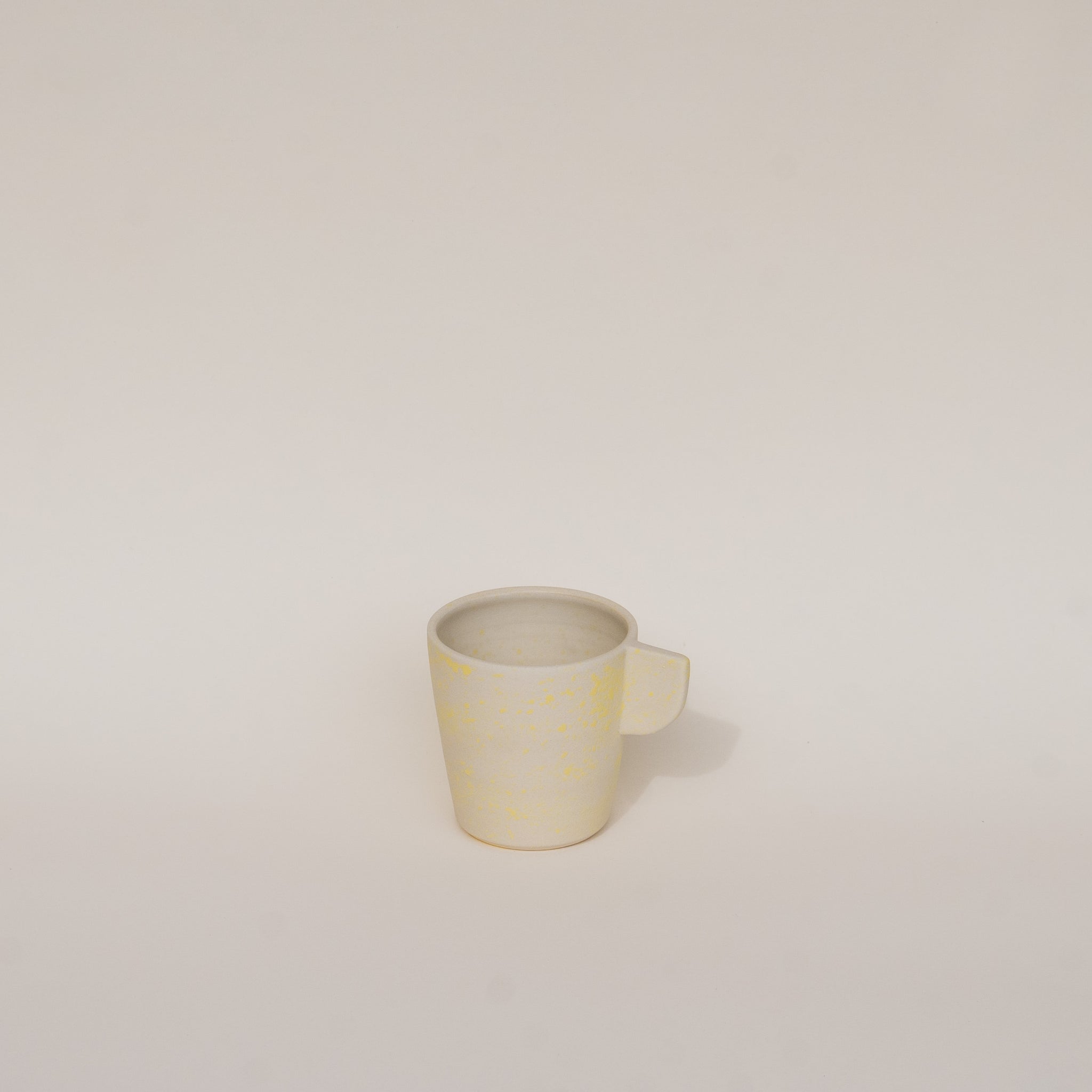 Ceramic Mug | speckled | yellow